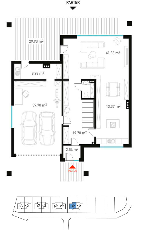 Plan parteru - BrizoPark A4