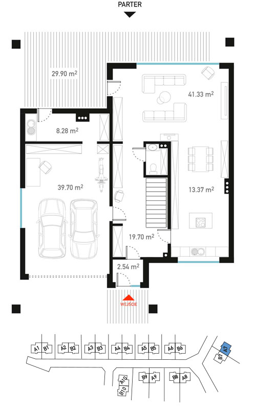 Plan parteru - BrizoPark A7