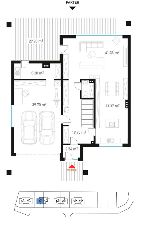 Plan parteru - BrizoPark A2