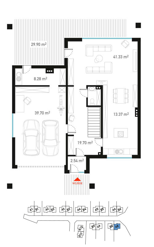 Plan parteru - BrizoPark A8