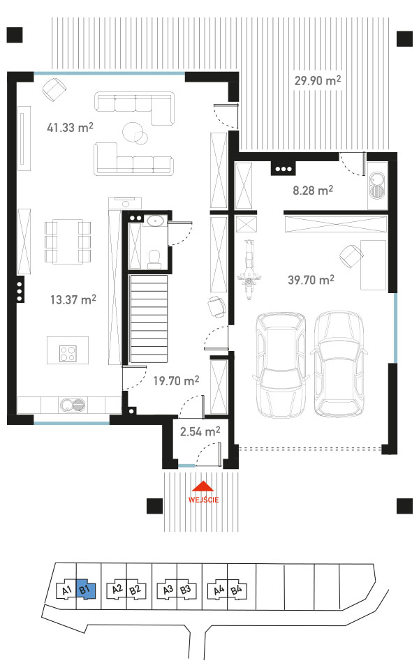 Plan parteru - BrizoPark B1