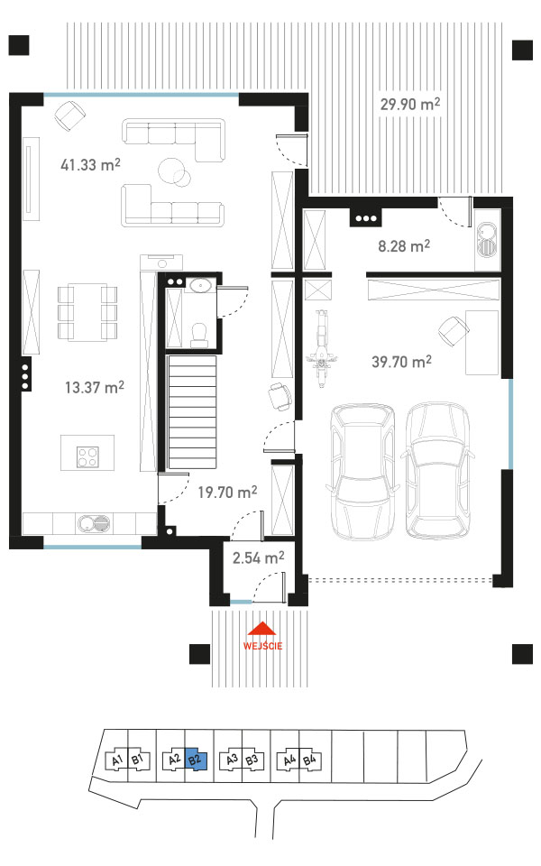 Plan parteru - BrizoPark B2