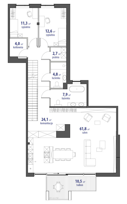 Plan parteru - L 5