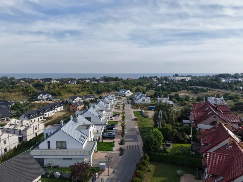 Ulica osiedlowa Brizo Park z lotu ptaka